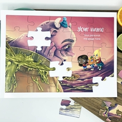 Picture of TEST NEW HAIR Personalised Puzzle 